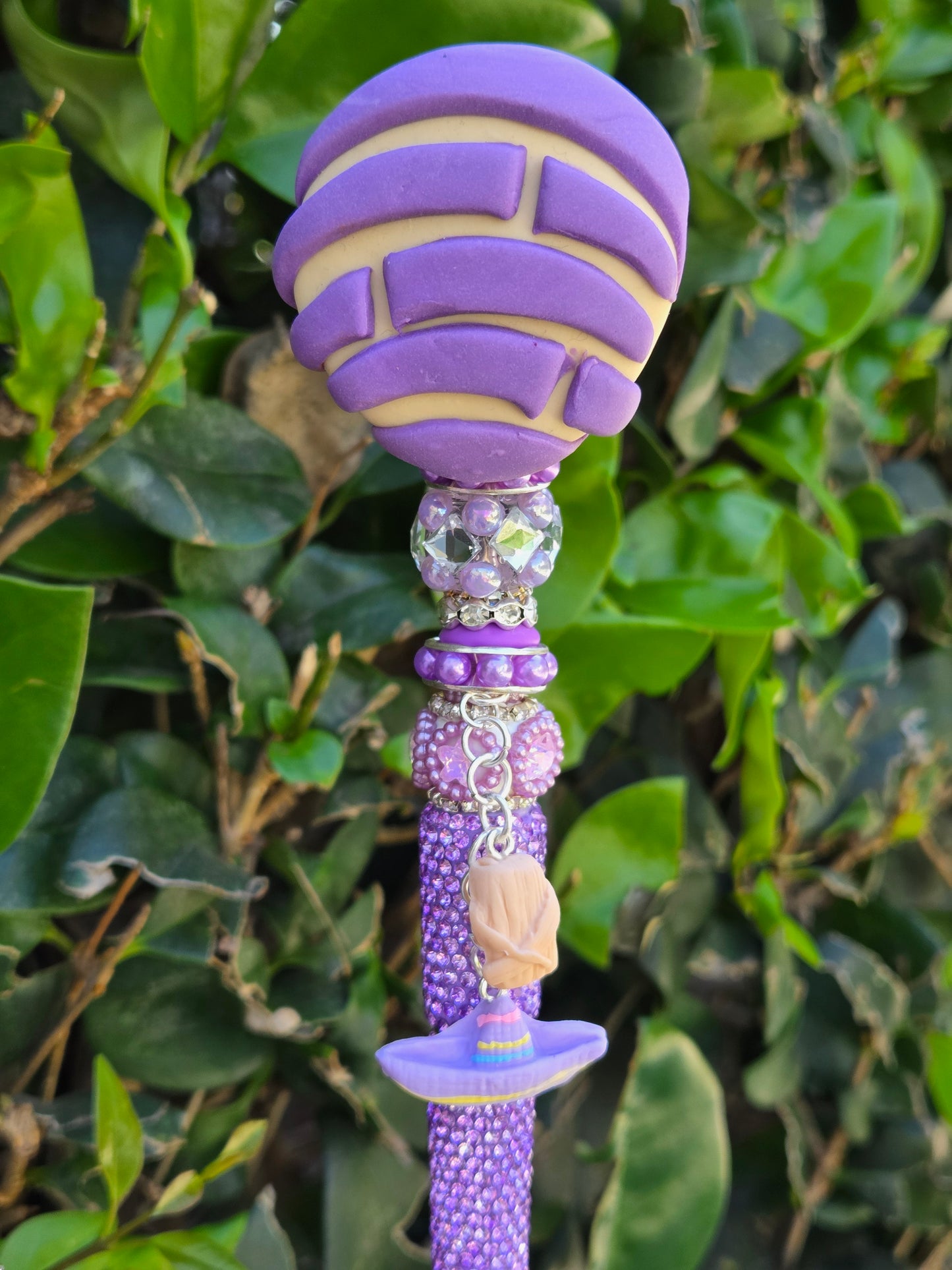 Purple Concha (Rhinestone Pen)