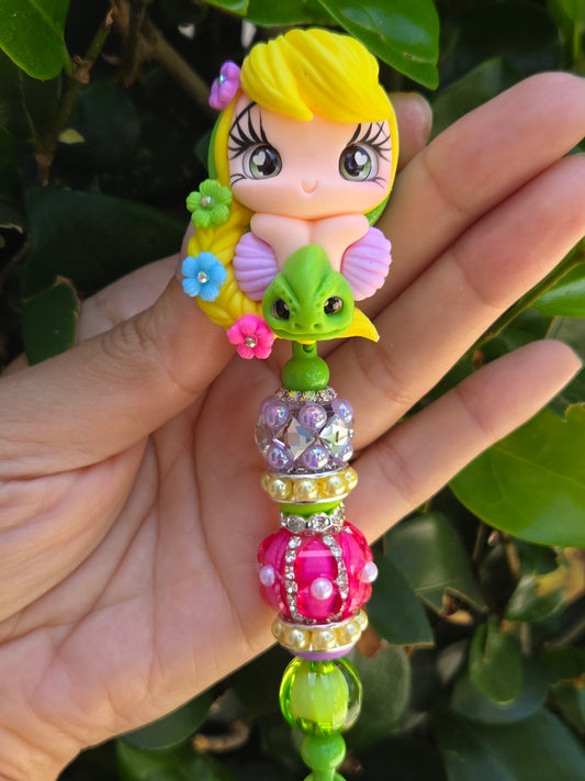 Rapunzel badge reel (Clay)