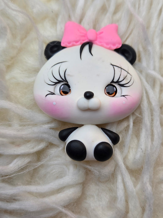 Panda (Clay on pen)