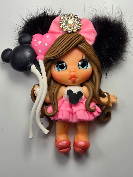 Black pompoms